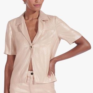 STAUD Cary Sequin Top